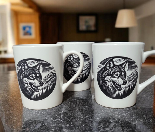 Laser engraved coffee mugs