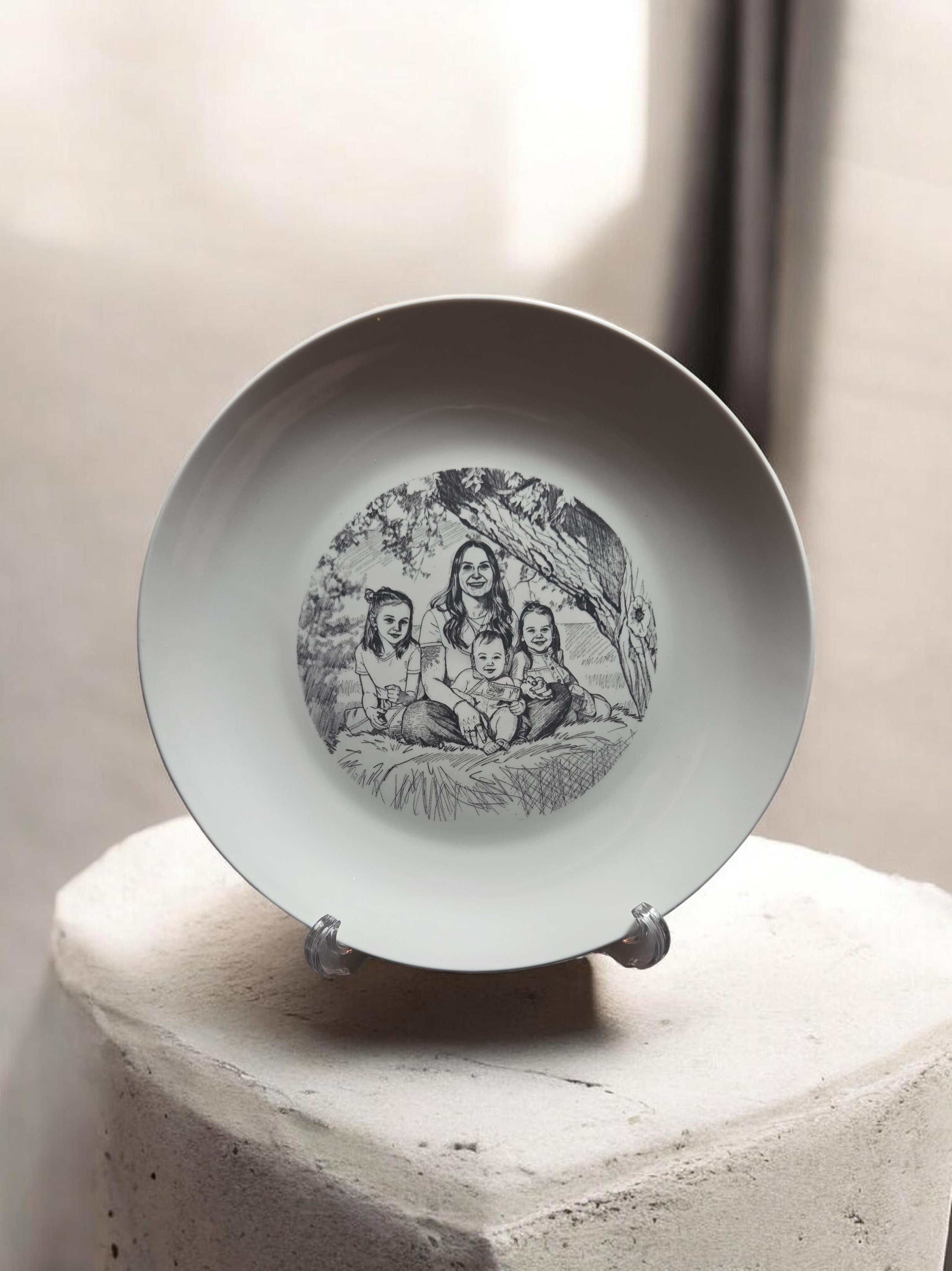 Ceramic plates